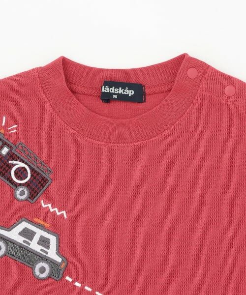 kladskap / クレードスコープ スウェット | 働く車アップリケトレーナー | 詳細2