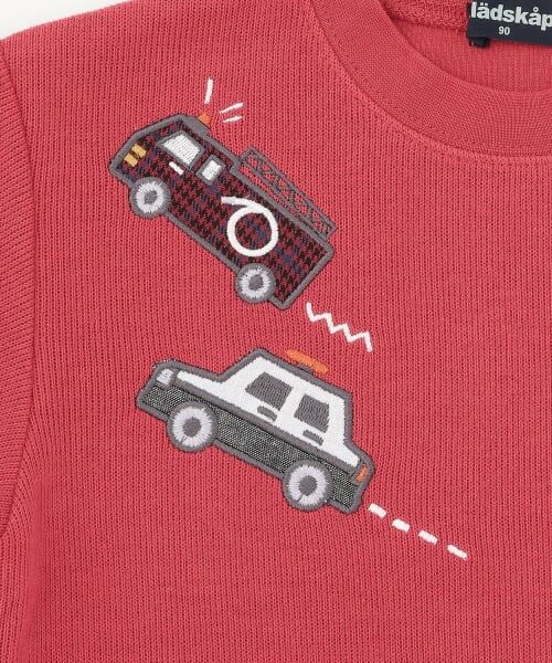 kladskap / クレードスコープ スウェット | 働く車アップリケトレーナー | 詳細3