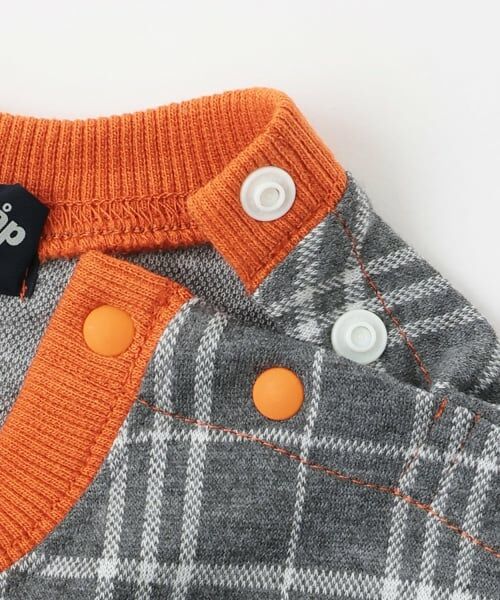 kladskap / クレードスコープ スウェット | 車刺しゅうチェック切替トレーナー | 詳細3