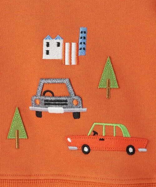 kladskap / クレードスコープ スウェット | 車刺しゅうチェック切替トレーナー | 詳細5