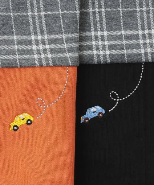 kladskap / クレードスコープ スウェット | 車刺しゅうチェック切替トレーナー | 詳細7
