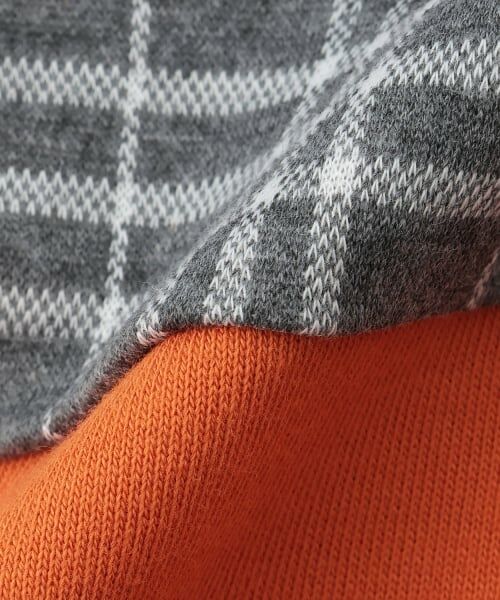 kladskap / クレードスコープ スウェット | 車刺しゅうチェック切替トレーナー | 詳細8