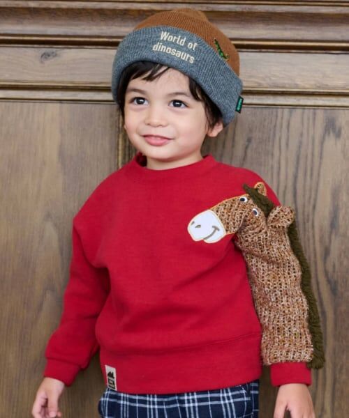 kladskap / クレードスコープ スウェット | 袖ウマトレーナー（赤）