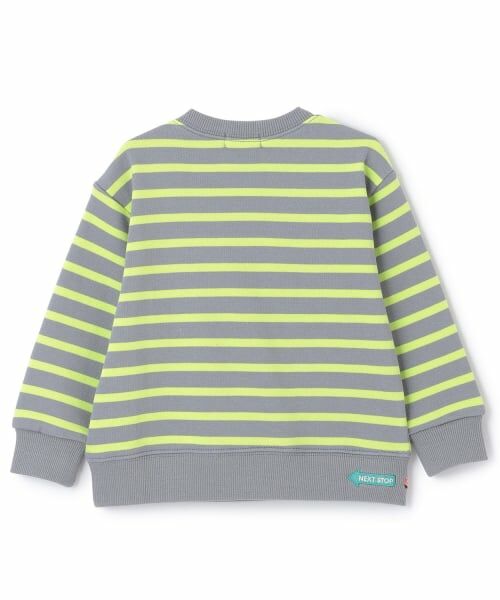 kladskap / クレードスコープ スウェット | 電車胸ポケットボーダートレーナー | 詳細1