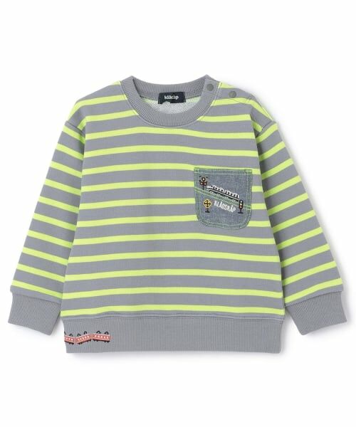 kladskap / クレードスコープ スウェット | 電車胸ポケットボーダートレーナー | 詳細10