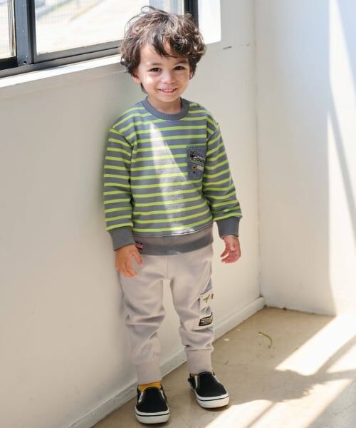 kladskap / クレードスコープ スウェット | 電車胸ポケットボーダートレーナー | 詳細11