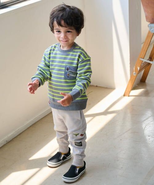 kladskap / クレードスコープ スウェット | 電車胸ポケットボーダートレーナー | 詳細12