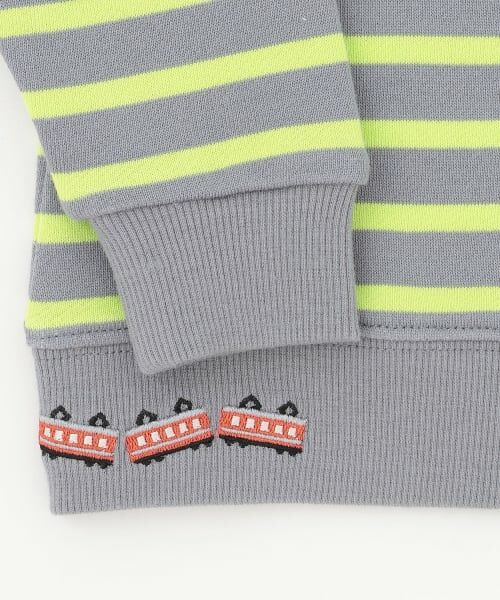 kladskap / クレードスコープ スウェット | 電車胸ポケットボーダートレーナー | 詳細4