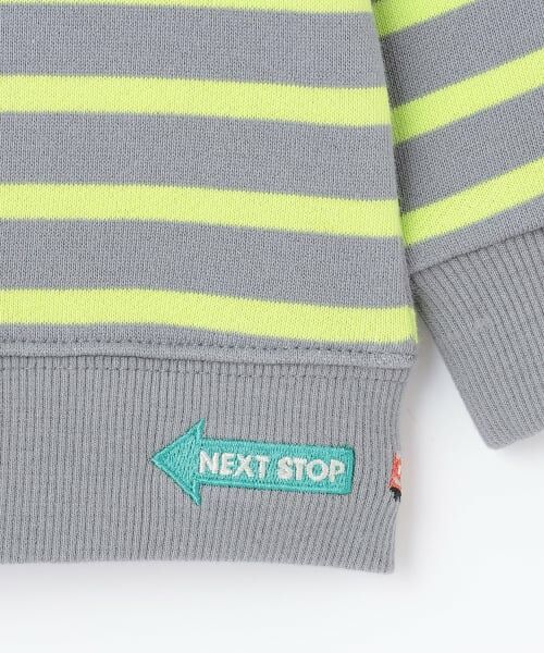 kladskap / クレードスコープ スウェット | 電車胸ポケットボーダートレーナー | 詳細5