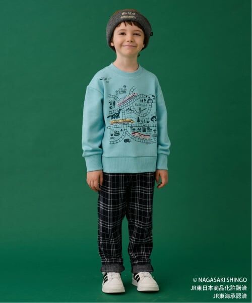 kladskap / クレードスコープ スウェット | 電車線路MAPトレーナー | 詳細4