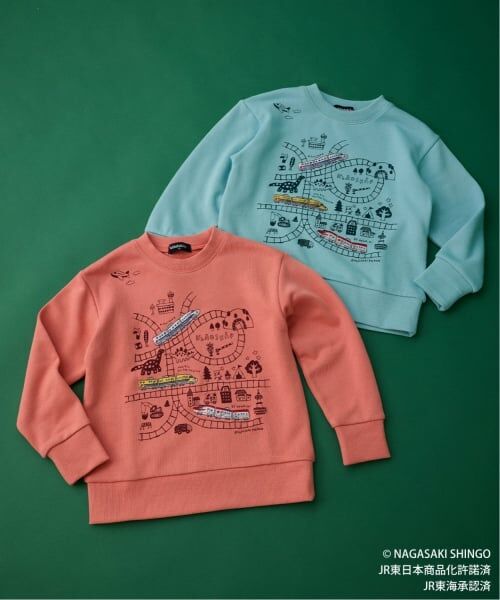 kladskap / クレードスコープ スウェット | 電車線路MAPトレーナー | 詳細5