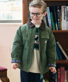 kladskap / クレードスコープ ブルゾン | オオカミ刺しゅうハンティングジャケット