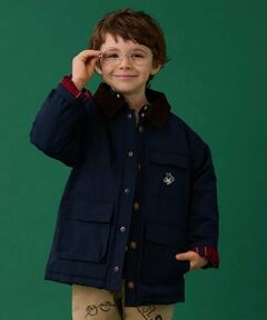 kladskap / クレードスコープ ブルゾン | オオカミ刺しゅうハンティングジャケット