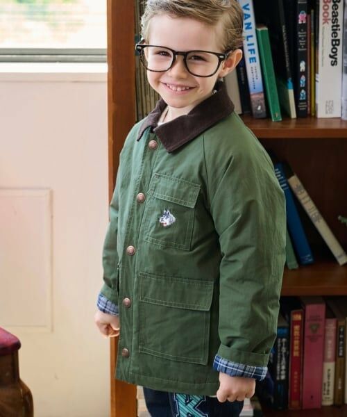 kladskap / クレードスコープ ブルゾン | オオカミ刺しゅうハンティングジャケット | 詳細13