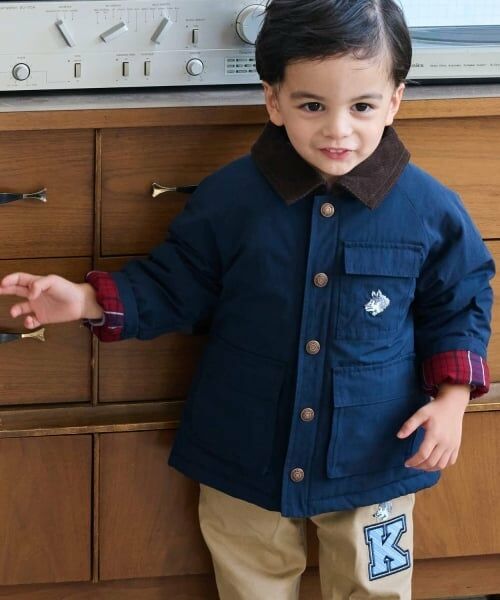 kladskap / クレードスコープ ブルゾン | オオカミ刺しゅうハンティングジャケット | 詳細15