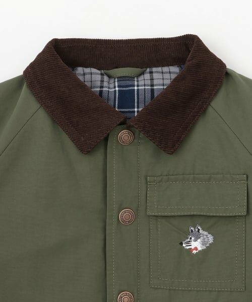 kladskap / クレードスコープ ブルゾン | オオカミ刺しゅうハンティングジャケット | 詳細2