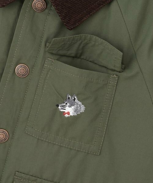 kladskap / クレードスコープ ブルゾン | オオカミ刺しゅうハンティングジャケット | 詳細3