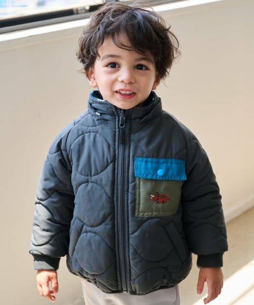 kladskap / クレードスコープ ブルゾン | 恐竜リバーシブル中わたブルゾン | 詳細21