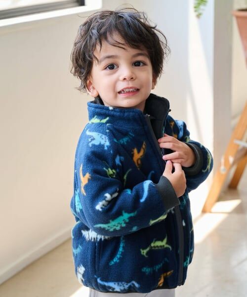 kladskap / クレードスコープ ブルゾン | 恐竜リバーシブル中わたブルゾン | 詳細22