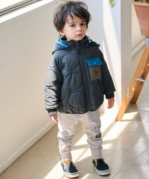 kladskap / クレードスコープ ブルゾン | 恐竜リバーシブル中わたブルゾン | 詳細23