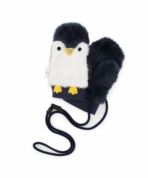 kladskap / クレードスコープ 手袋 | 【コロボックル】アニマルミトン（紺）