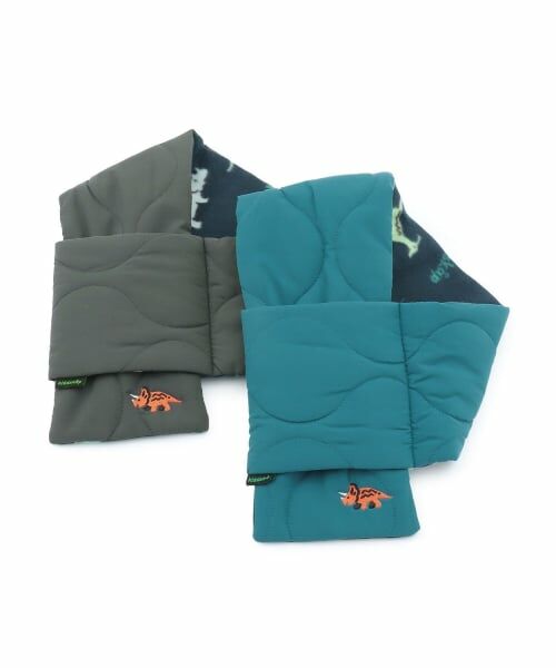 kladskap / クレードスコープ マフラー・ショール・スヌード・ストール | 恐竜リバーシブルマフラー | 詳細7