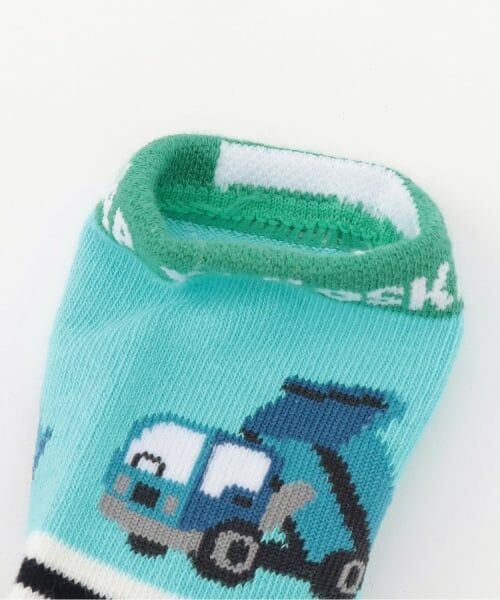 kladskap / クレードスコープ ソックス | 働く車ボーダークルーソックス | 詳細2