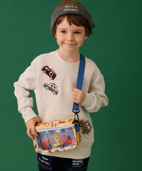 kladskap / クレードスコープ ショルダーバッグ | ミニカー収納働く車柄推し活ショルダーバッグ | 詳細1