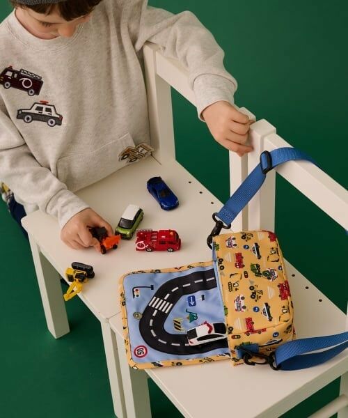 kladskap / クレードスコープ ショルダーバッグ | ミニカー収納働く車柄推し活ショルダーバッグ | 詳細5