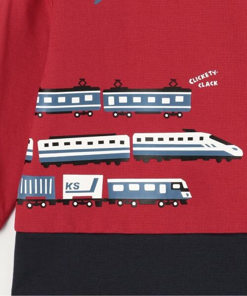 kladskap / クレードスコープ Tシャツ | 電車長袖Tシャツ | 詳細3