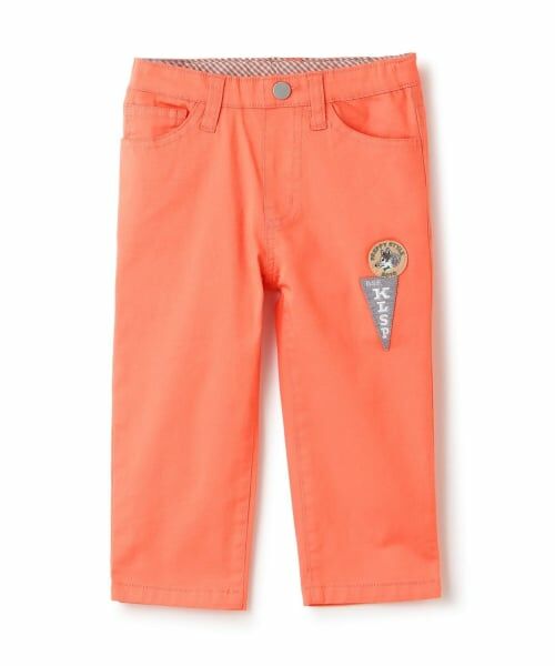 kladskap / クレードスコープ その他パンツ | オオカミロング丈ストレートパンツ（サーモン ピンク）