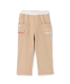 kladskap / クレードスコープ その他パンツ | 乗り物刺しゅうロング丈ストレートパンツ