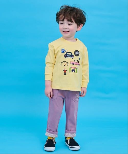 kladskap / クレードスコープ その他パンツ | 乗り物刺しゅうロング丈ストレートパンツ | 詳細15