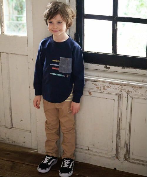 kladskap / クレードスコープ その他パンツ | 乗り物刺しゅうロング丈ストレートパンツ | 詳細17