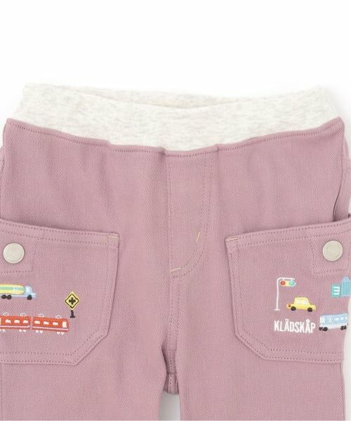 kladskap / クレードスコープ その他パンツ | 乗り物刺しゅうロング丈ストレートパンツ | 詳細3