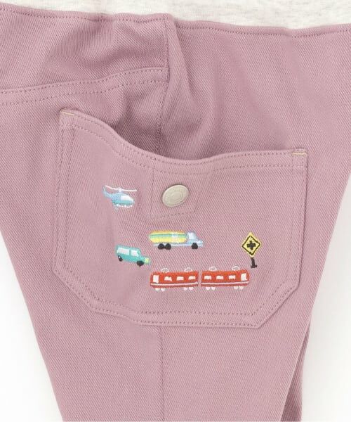 kladskap / クレードスコープ その他パンツ | 乗り物刺しゅうロング丈ストレートパンツ | 詳細4