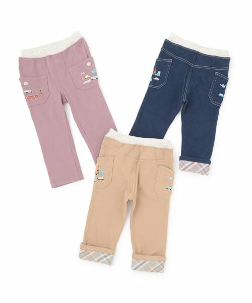 kladskap / クレードスコープ その他パンツ | 乗り物刺しゅうロング丈ストレートパンツ | 詳細9