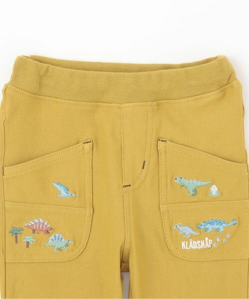 kladskap / クレードスコープ その他パンツ | 恐竜刺しゅうロング丈ストレートパンツ | 詳細3