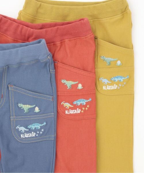 kladskap / クレードスコープ その他パンツ | 恐竜刺しゅうロング丈ストレートパンツ | 詳細6