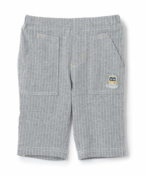 kladskap / クレードスコープ ショート・ハーフ・半端丈パンツ | 電車ストライプ6分丈パンツ | 詳細11