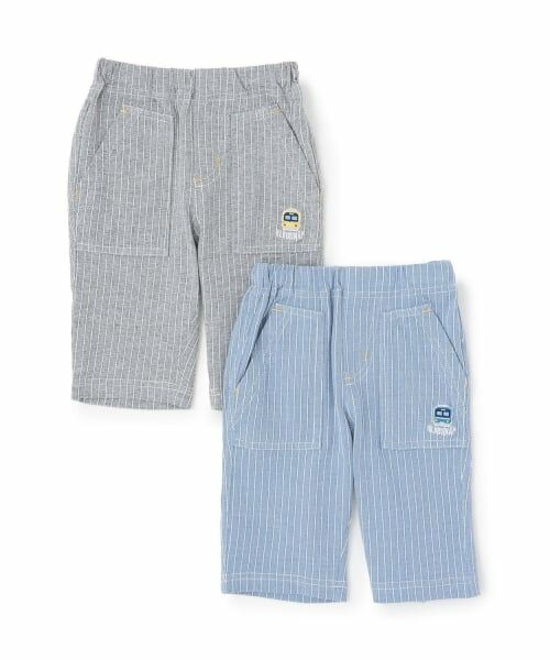 kladskap / クレードスコープ ショート・ハーフ・半端丈パンツ | 電車ストライプ6分丈パンツ | 詳細9