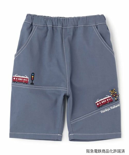 kladskap / クレードスコープ ショート・ハーフ・半端丈パンツ | 【阪急電車】6分丈パンツ（紺）