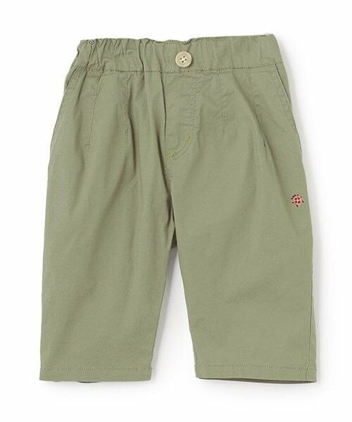 kladskap / クレードスコープ ショート・ハーフ・半端丈パンツ | 【人気商品再入荷】【直営店で取り扱い無し】ロゴ6分丈シェフパンツ（カーキ）