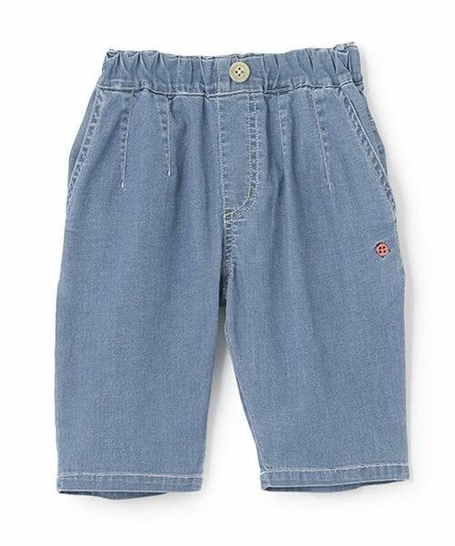 kladskap / クレードスコープ ショート・ハーフ・半端丈パンツ | 【人気商品再入荷】【直営店で取り扱い無し】ロゴ6分丈シェフパンツ（サックス）