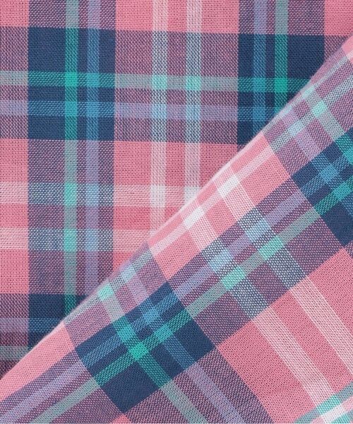 kladskap / クレードスコープ シャツ・ブラウス | オオカミ刺しゅうチェック長袖シャツ | 詳細5