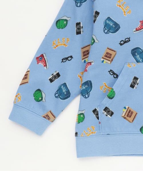kladskap / クレードスコープ パーカー | 総柄フード着脱式長袖パーカ | 詳細4