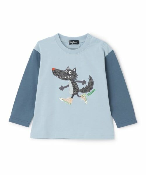 kladskap / クレードスコープ Tシャツ | スニーカーオオカミ長袖Tシャツ（サックス）