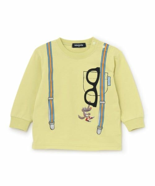 kladskap / クレードスコープ Tシャツ | サスペンダートロンプ長袖Tシャツ（ライト グリーン）