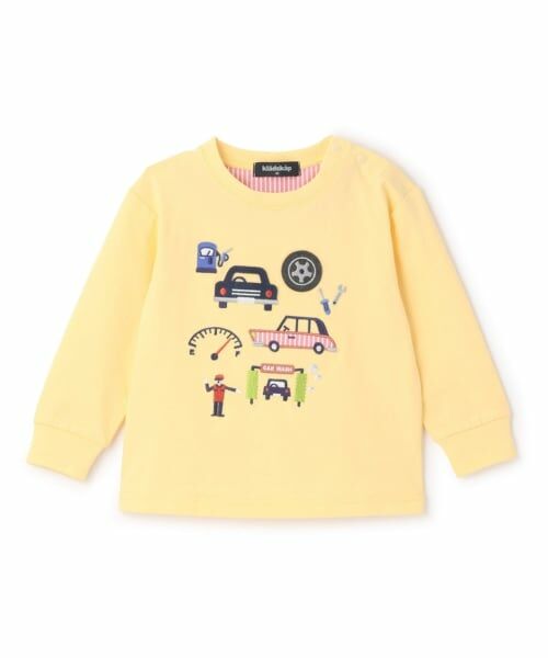 kladskap / クレードスコープ Tシャツ | 乗り物アップリケ長袖Tシャツ | 詳細12