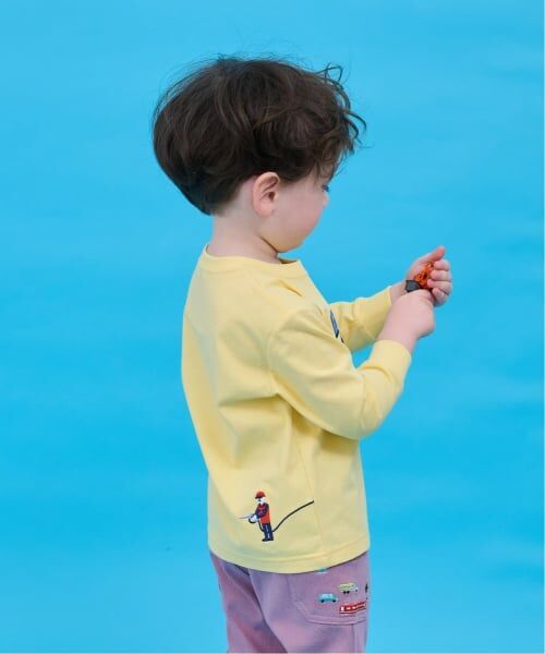 kladskap / クレードスコープ Tシャツ | 乗り物アップリケ長袖Tシャツ | 詳細13